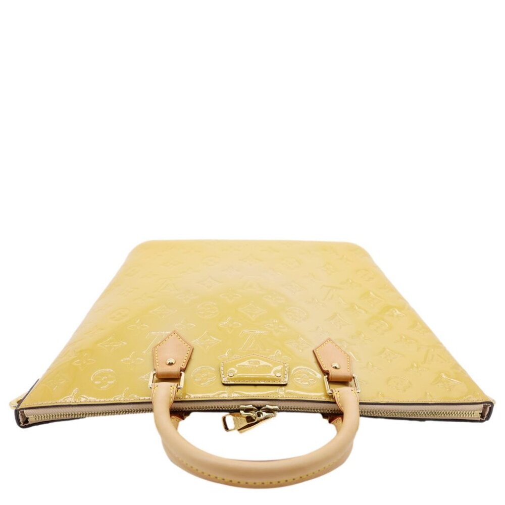 Louis Vuitton  Montebello MM Monogram Vernis Shoulder Bag Mustard - Picture 4 of 12